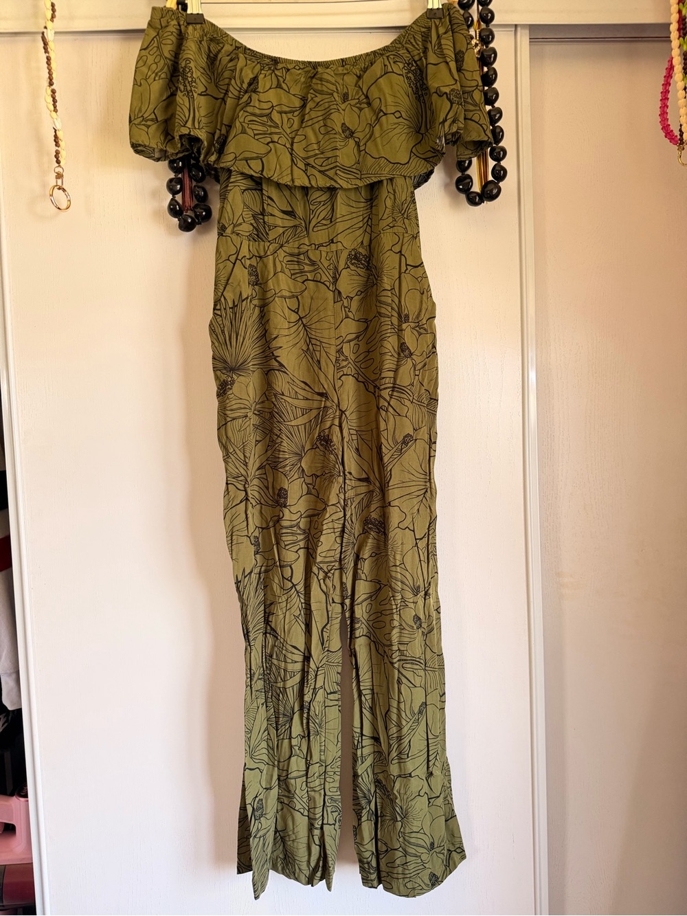 Hawaii's Finest Off-Shoulder Jumpsuit